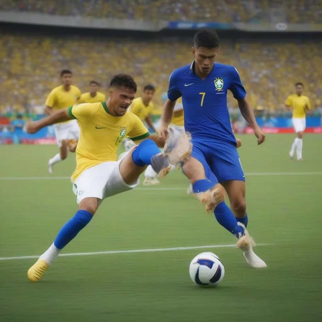 Neymar lăn lộn World Cup 2