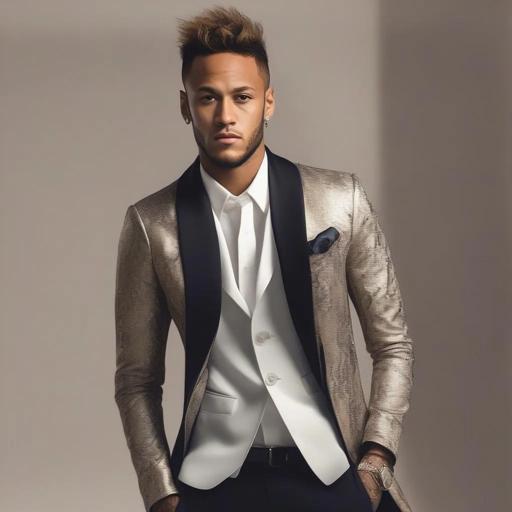 Neymar với phong cách thời trang ấn tượng