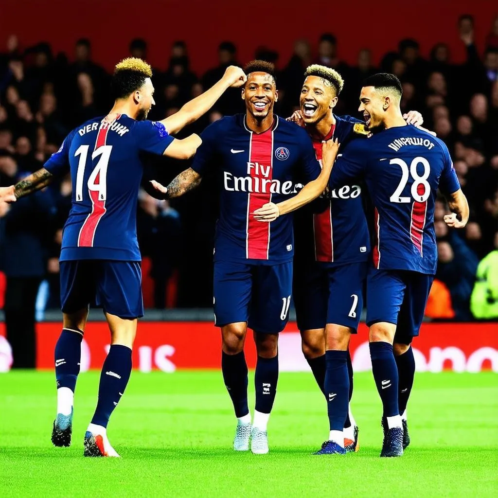 neymar psg celebration