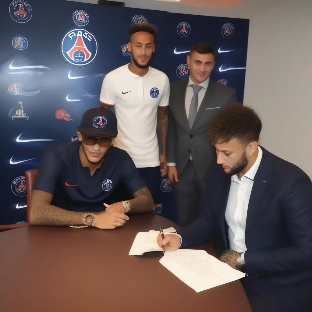 Chuyển nhượng Neymar sang PSG