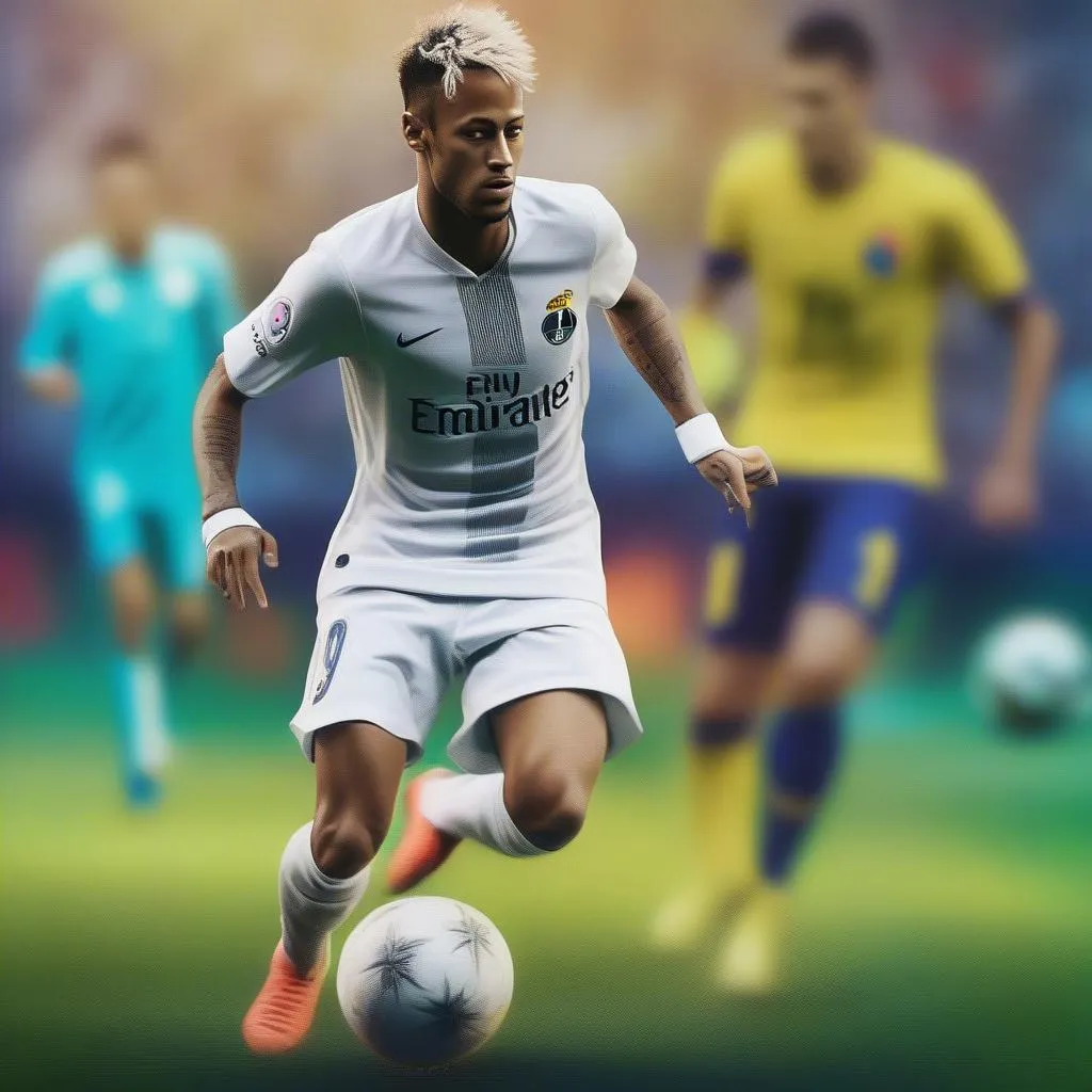 Neymar vs Real Madrid Match