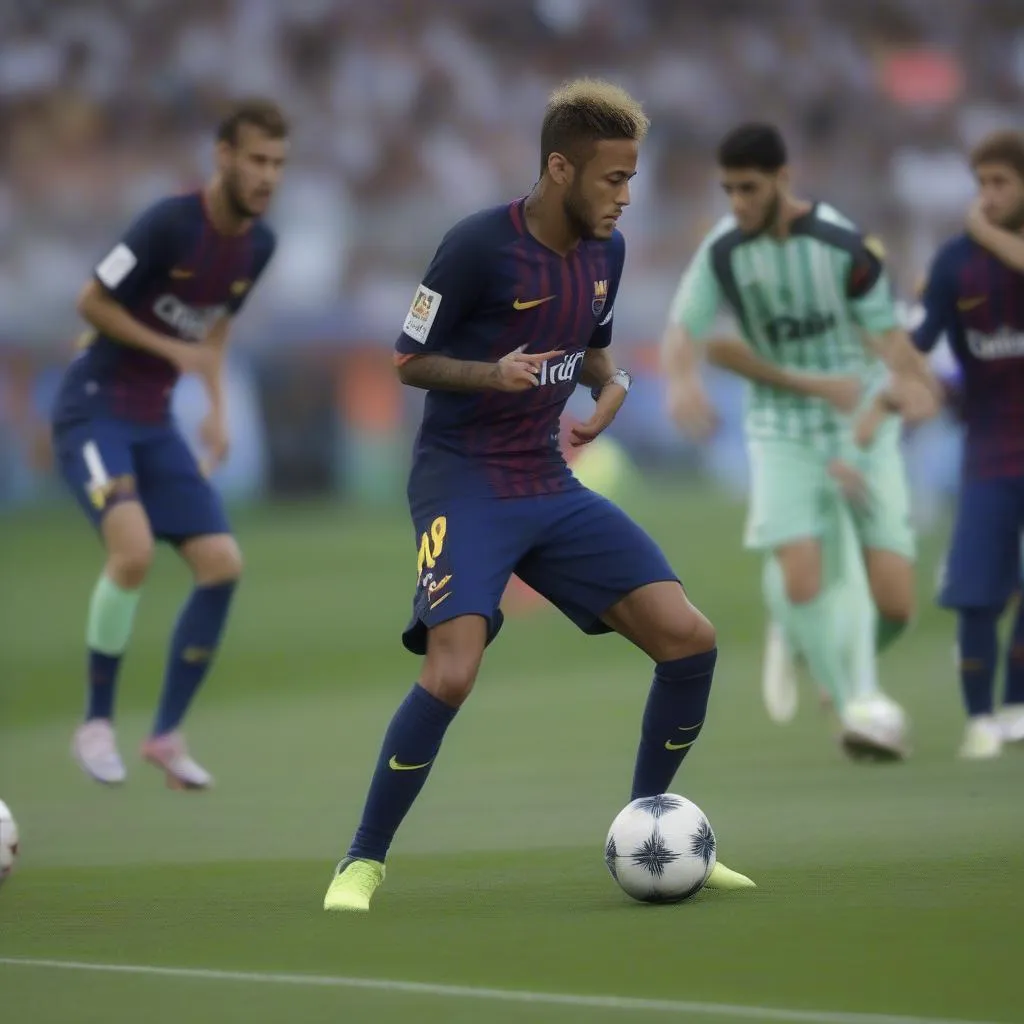 Neymar vs Real Sociedad