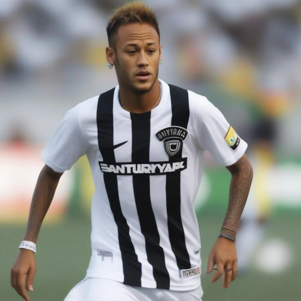 Neymar thi đấu cho Santos FC