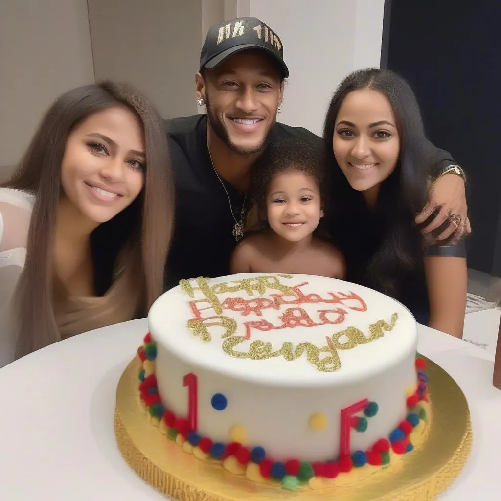 Neymar sinh nhật, lời chúc từ người thân