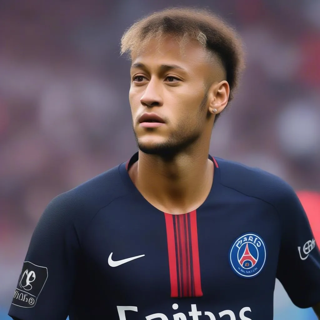 Neymar thi đấu cho PSG