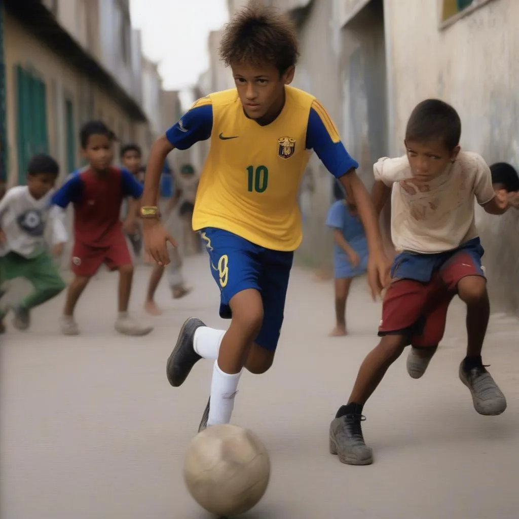 Neymar tuổi thơ