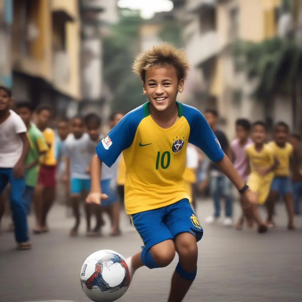 Neymar tuổi thơ