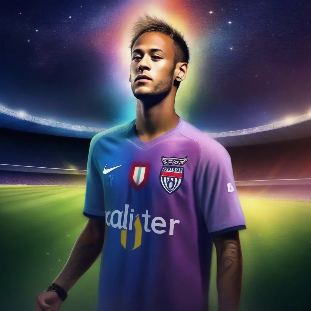 Neymar tượng tượng với kỹ thuật điêu luyện