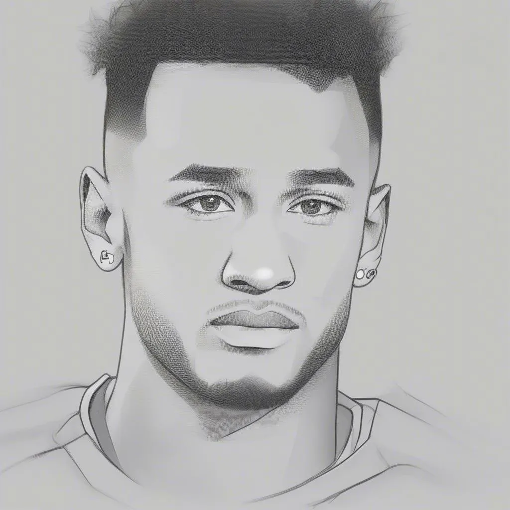 Học vẽ Neymar