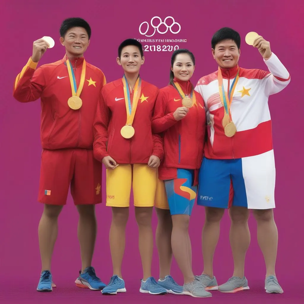 Niềm tự hào của bóng đá Việt Nam: Những vận động viên giành huy chương tại Olympic 30/4 năm 2018