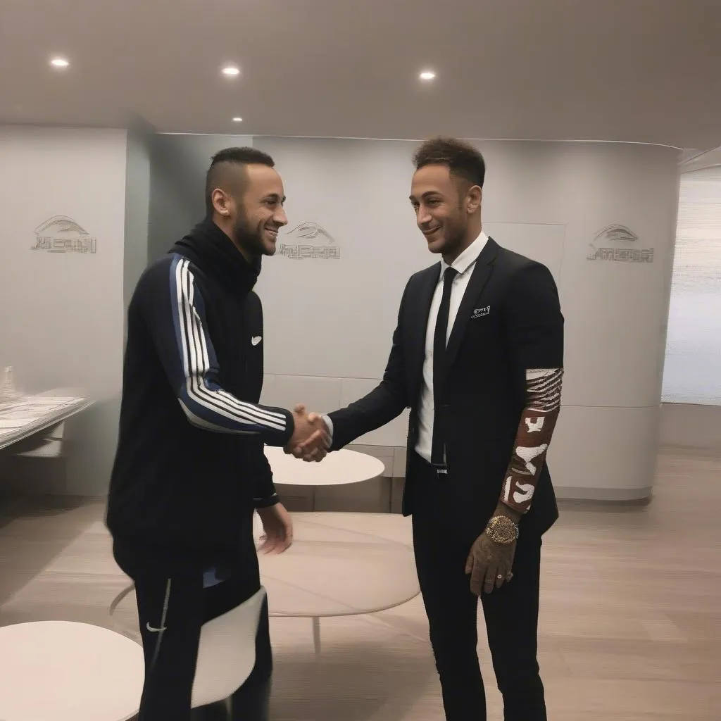 Pini Zahavi và Neymar