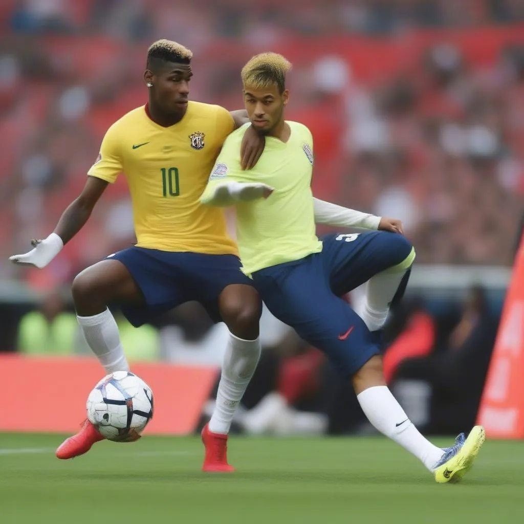 ảnh chế bóng đá pogba neymar