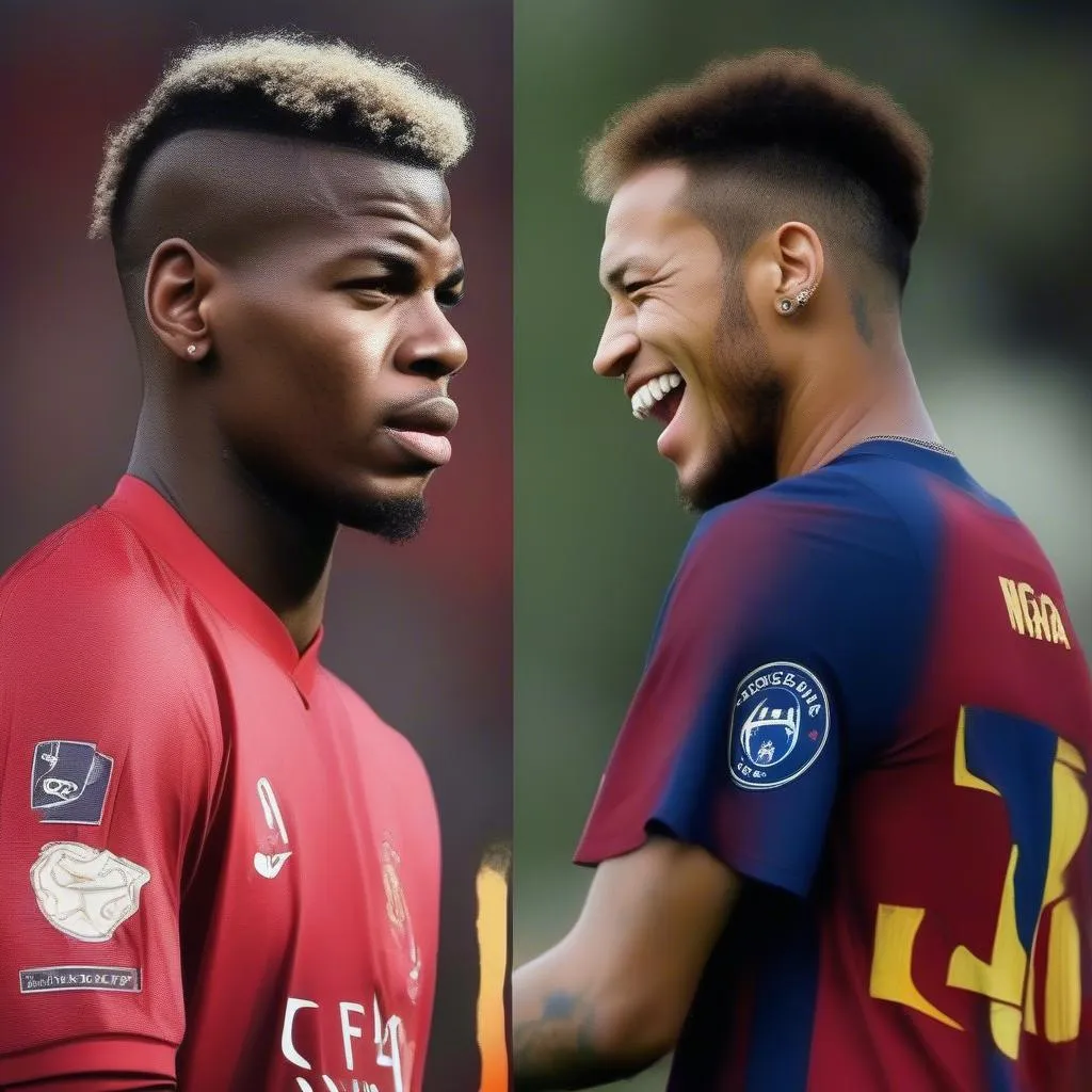 ảnh chế hài hước pogba neymar