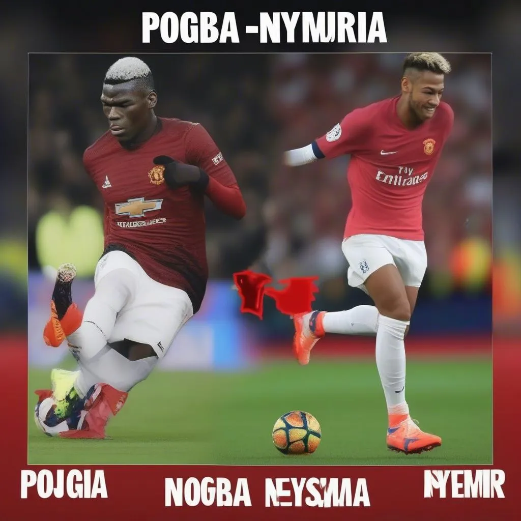 ảnh chế pogba neymar so sánh