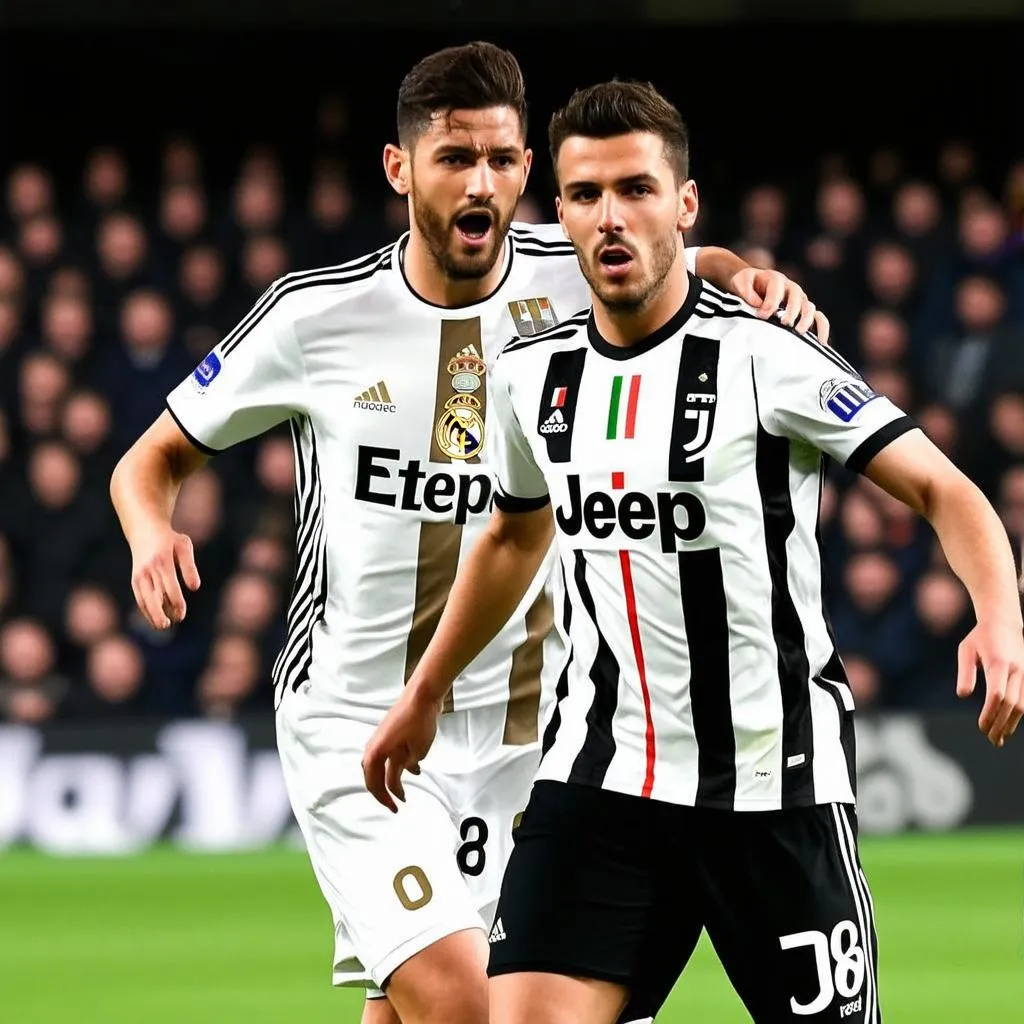 Trận đấu giữa Real Madrid và Juventus