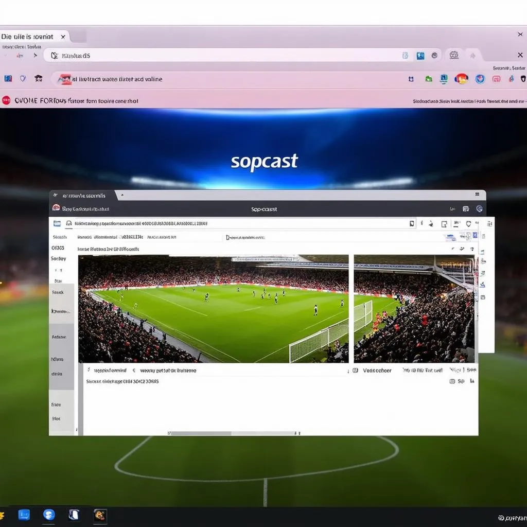 sopcast bóng đá online