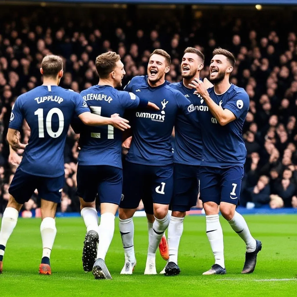 tottenham-hotspur-team-celebrating