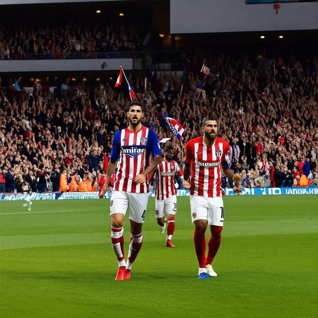 trận đấu bóng đá atletico madrid real madrid