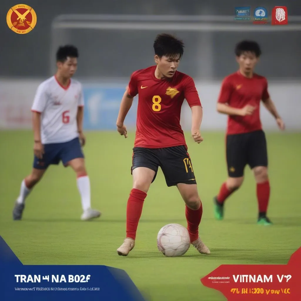 Trận đấu bóng đá U22 Việt Nam