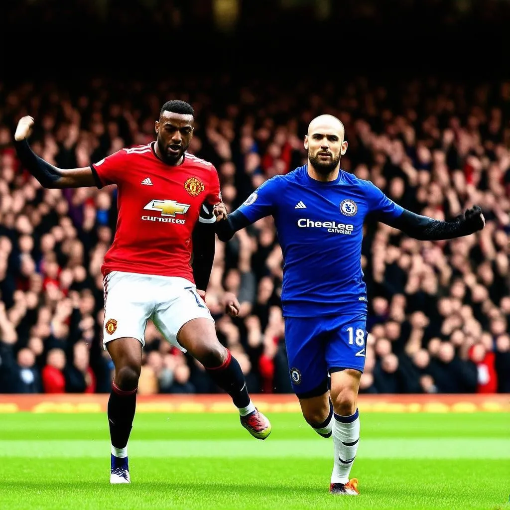 trận đấu kinh điển MU vs Chelsea