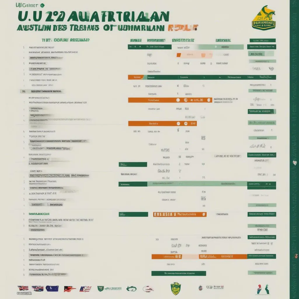 Lịch thi đấu U21 Australia