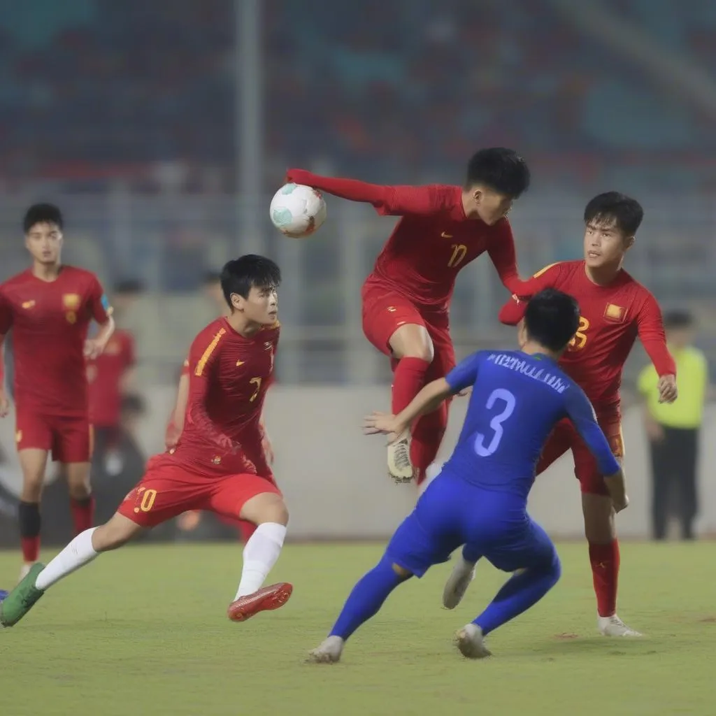 U23 Việt Nam gặp U23 Thái Lan trong trận đấu căng thẳng tại U23 Châu Á 2023