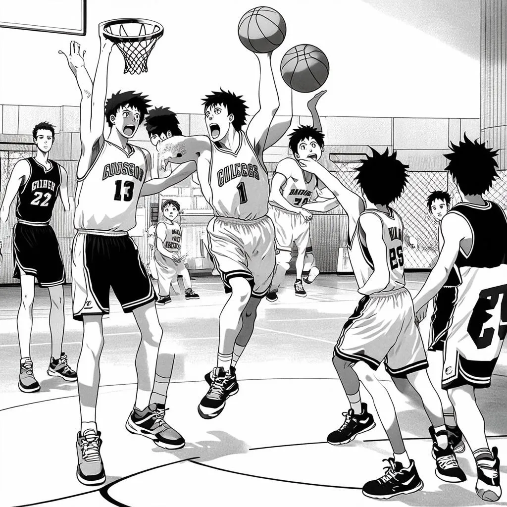 vua bóng rổ kuroko phần 2 kỹ thuật bóng rổ