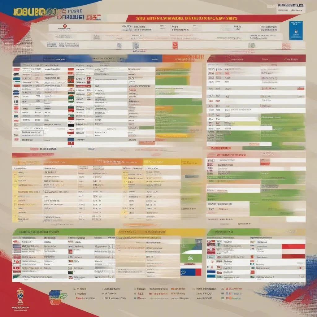 Lịch thi đấu World Cup 2018