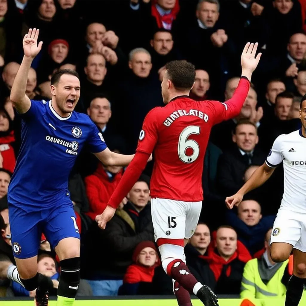 xem lại trận đấu kinh điển MU vs Chelsea