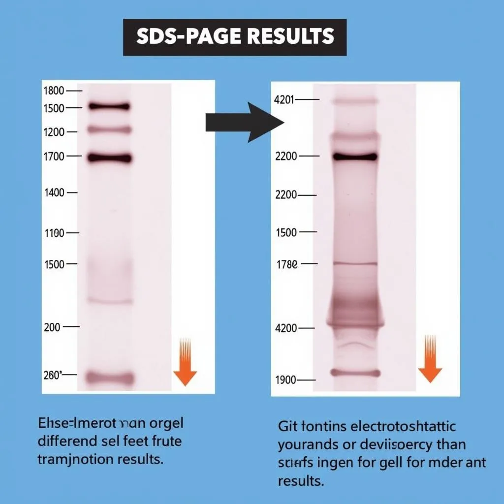 Influence of electrophoresis conditions on SDS-PAGE results