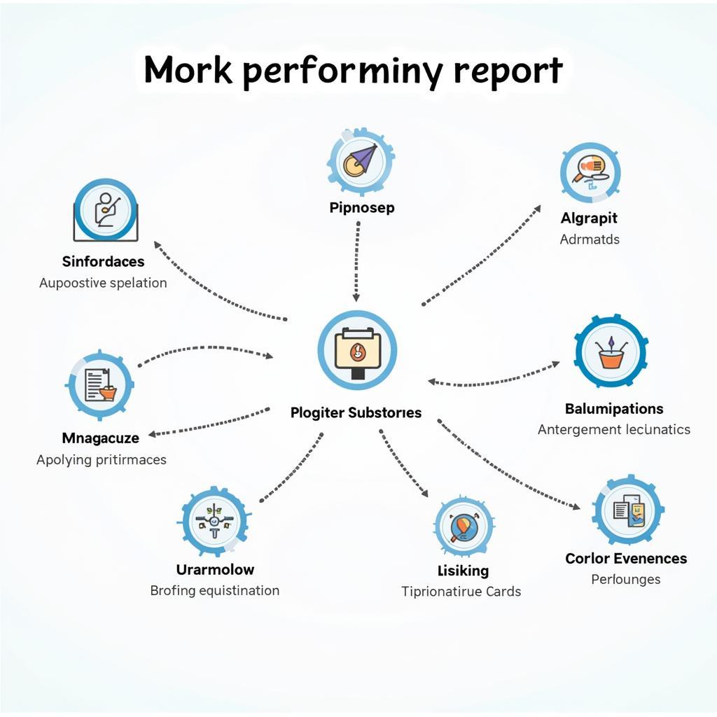 What is a work performance report?