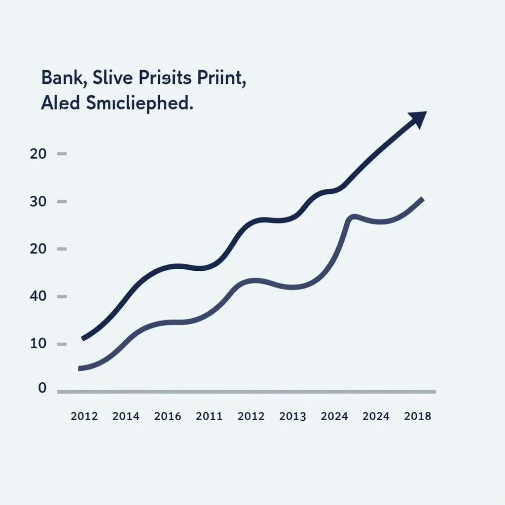 Biểu đồ tăng trưởng lợi nhuận ngân hàng