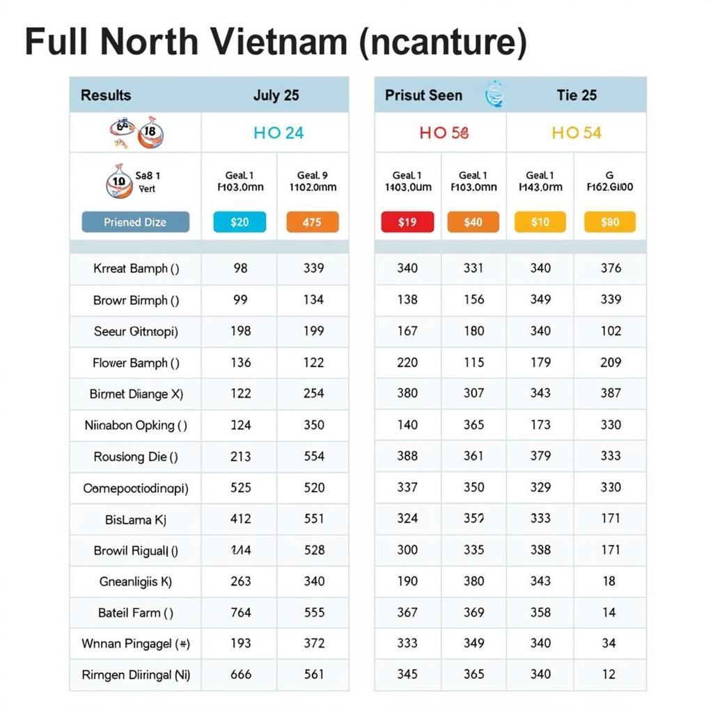 Chi Tiết Kết Quả Xổ Số Miền Bắc Ngày 25/7