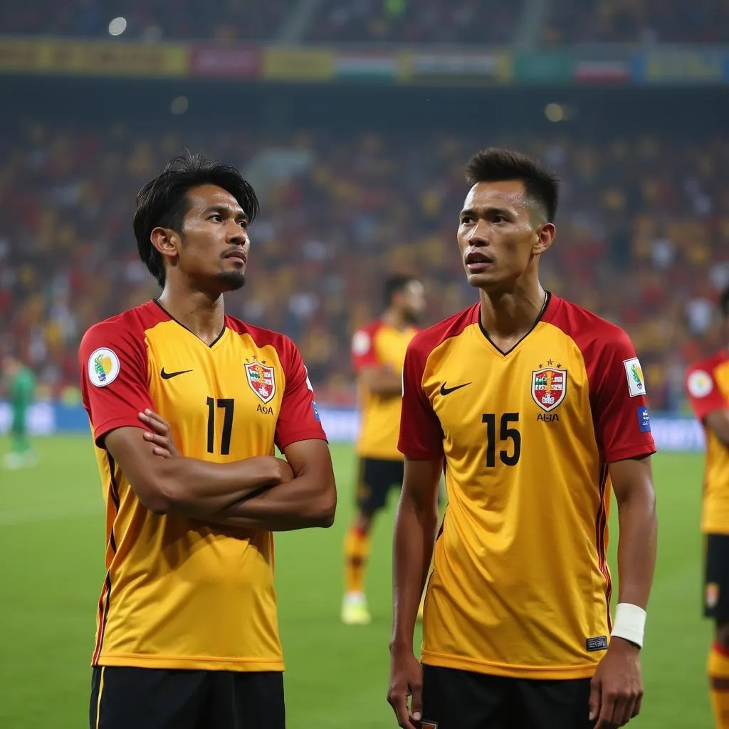 Myanmar team suffers a disappointing defeat