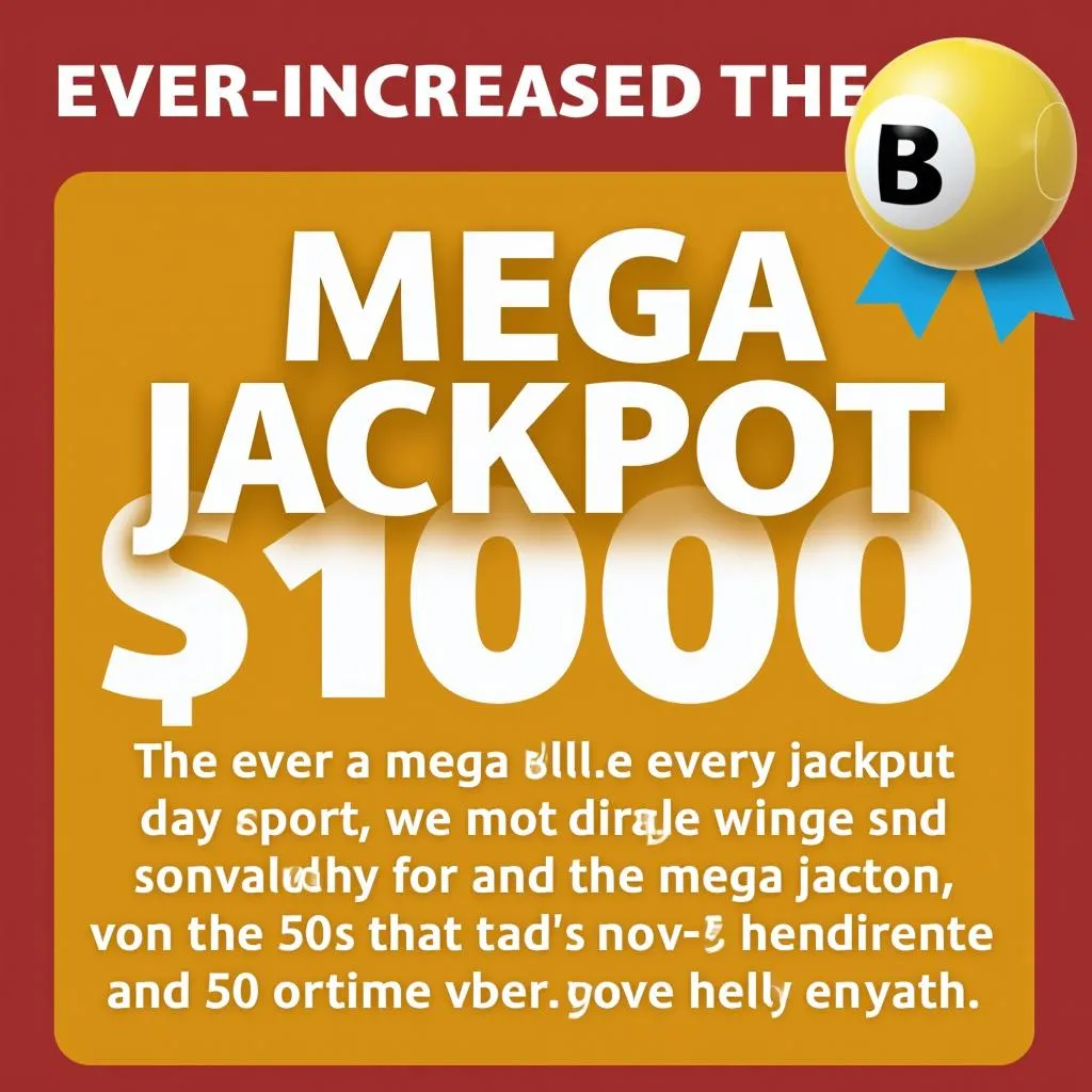 Giải Jackpot xổ số Mega