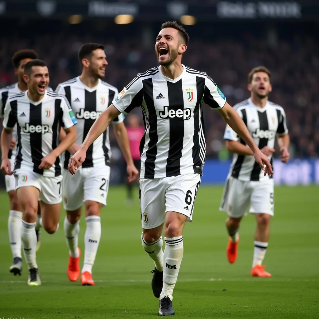 Juventus gỡ hòa với bàn thắng đẹp mắt