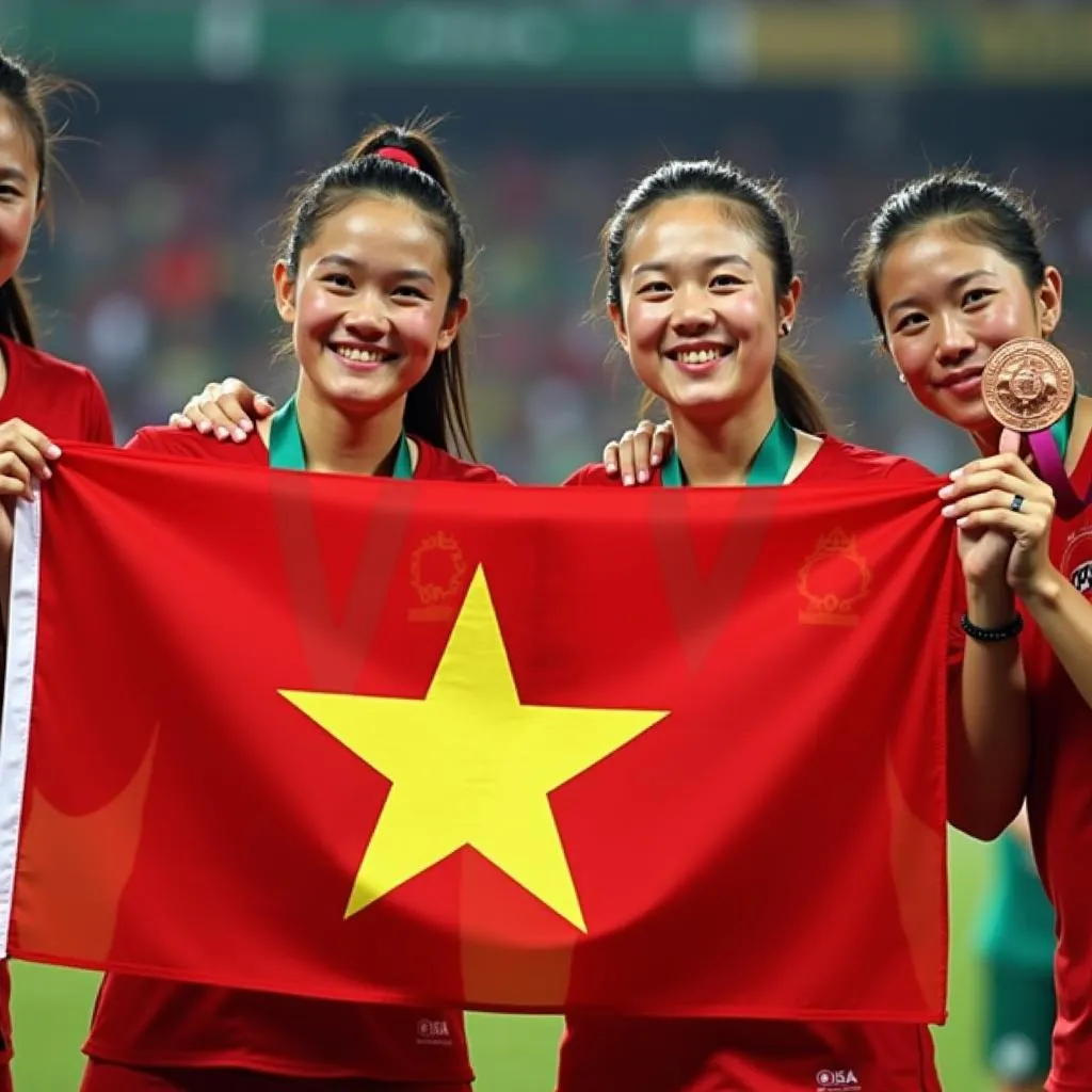 Kết quả bóng đá nữ Asiad 2018: Việt Nam giành huy chương Đồng