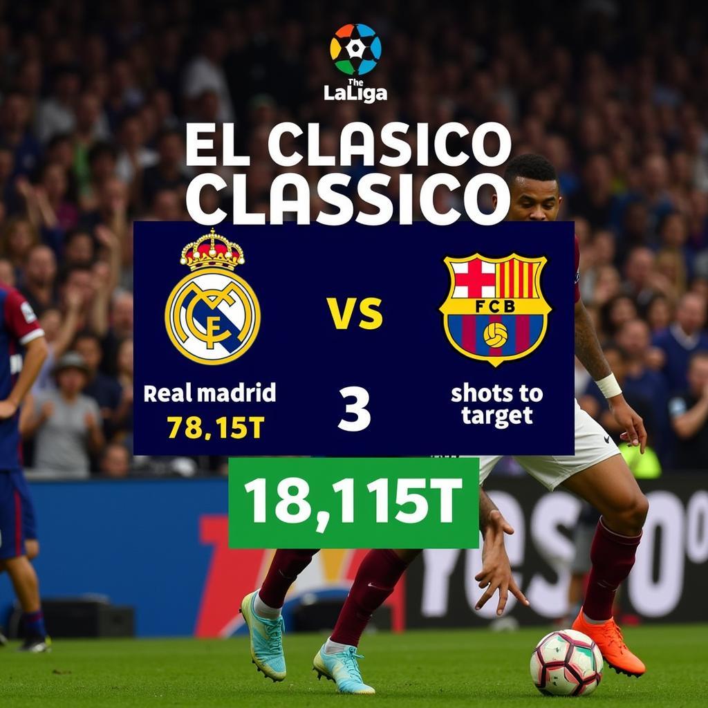 Real Madrid vs Barcelona - Kết quả bóng đá Tây Ban Nha mới nhất