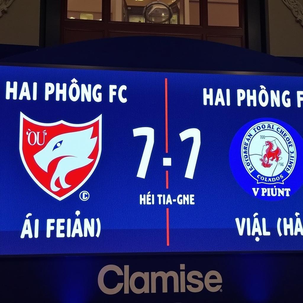 Kết quả Hải Phòng V-League