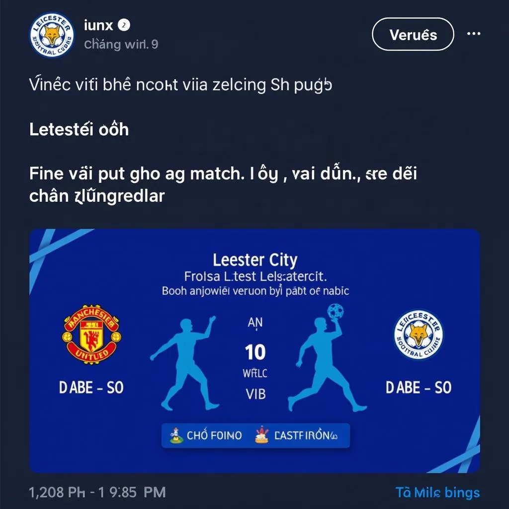 Kết quả Leicester City mới nhất