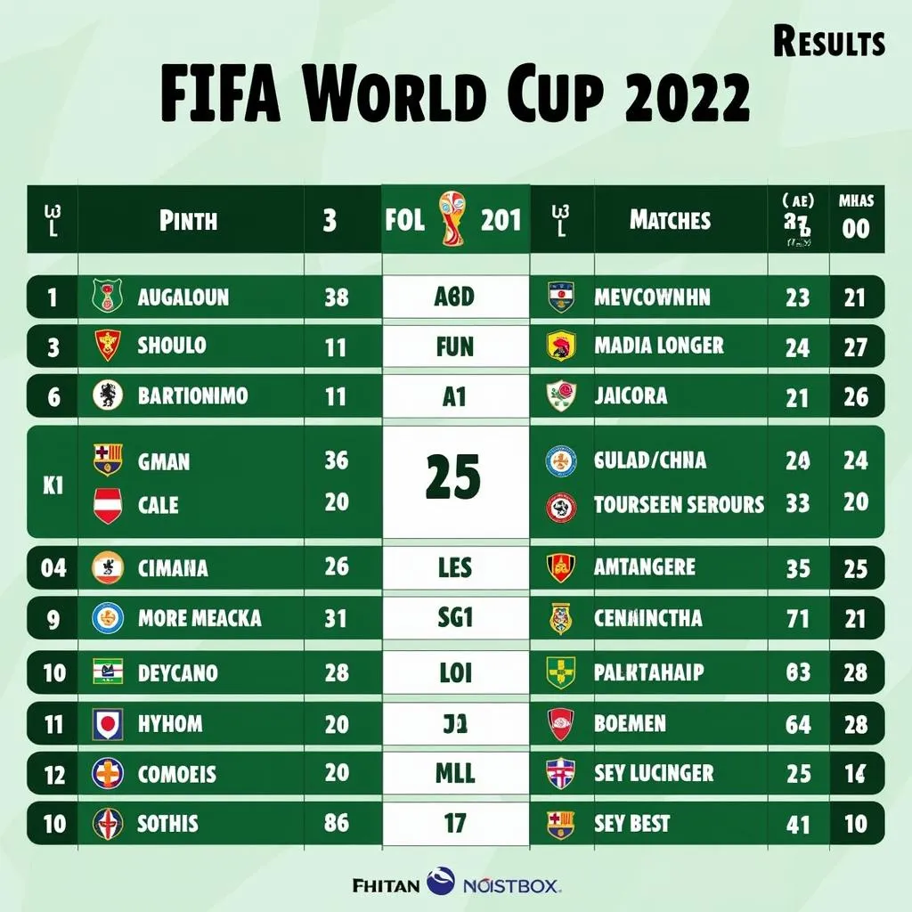 Kết Quả Các Trận Đấu World Cup 2022