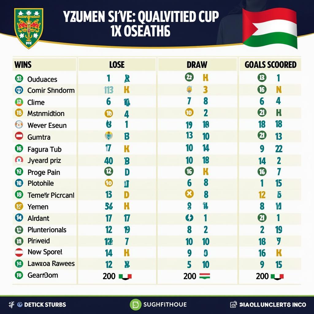 Yemen's performance in World Cup Qualifiers