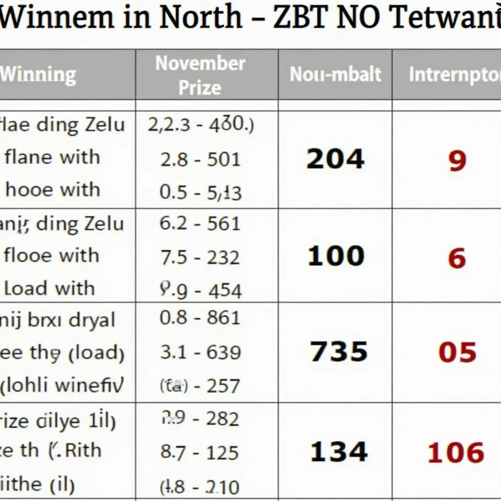 Kết quả xổ số miền Bắc ngày 20/11