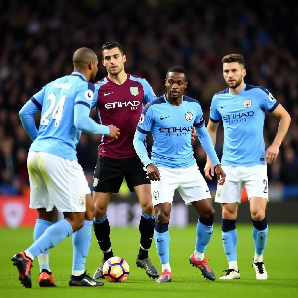 Man City thắng tưng bừng trước Aston Villa