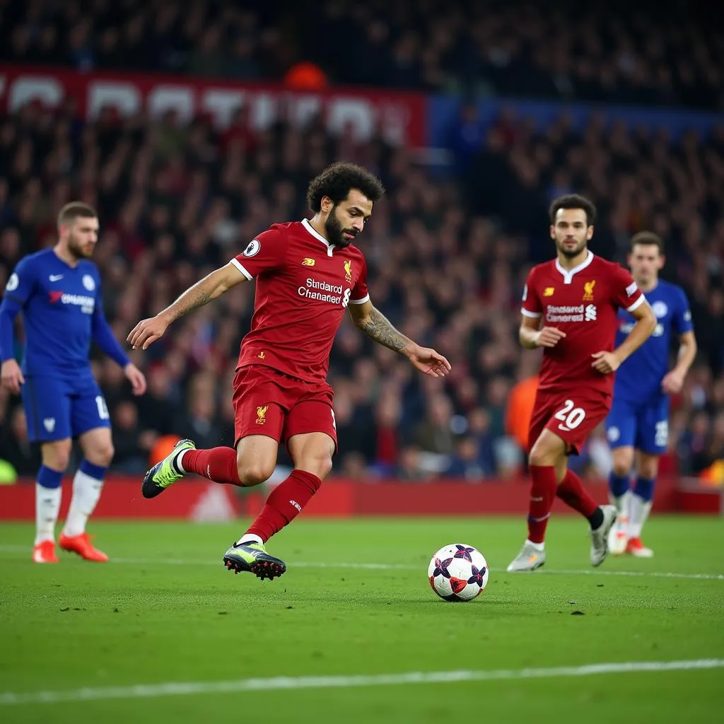 Salah ghi bàn thắng duy nhất giúp Liverpool chiến thắng trước Chelsea