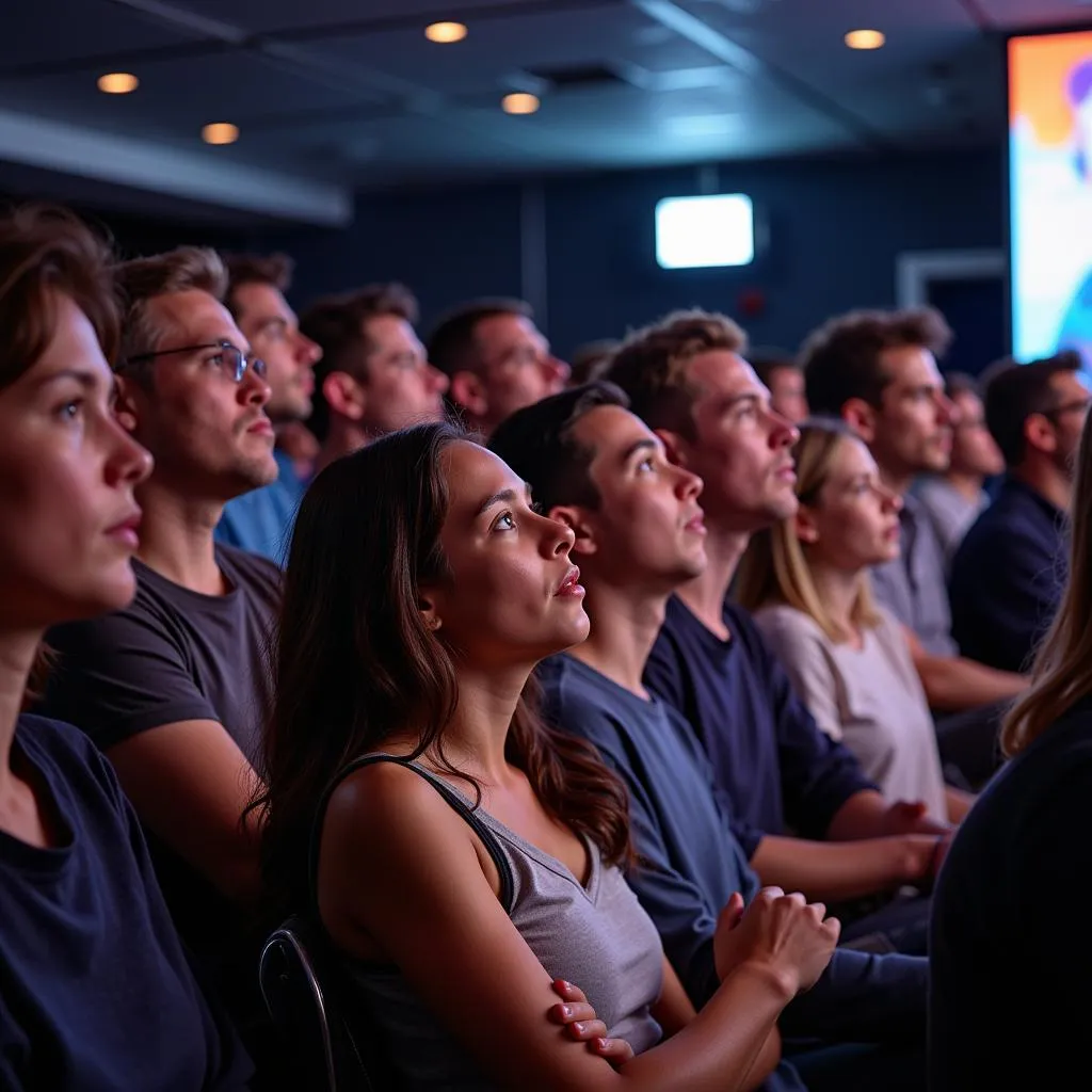 People eagerly awaiting the lottery results