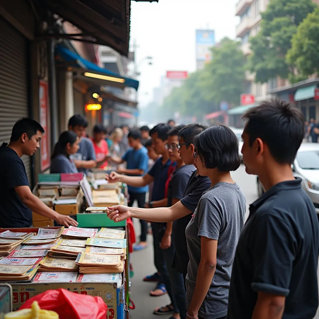 Người Dân Mua Vé Số Đồng Nai