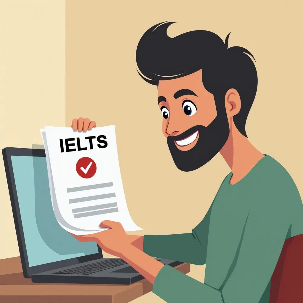 Nhận kết quả IELTS IDP online