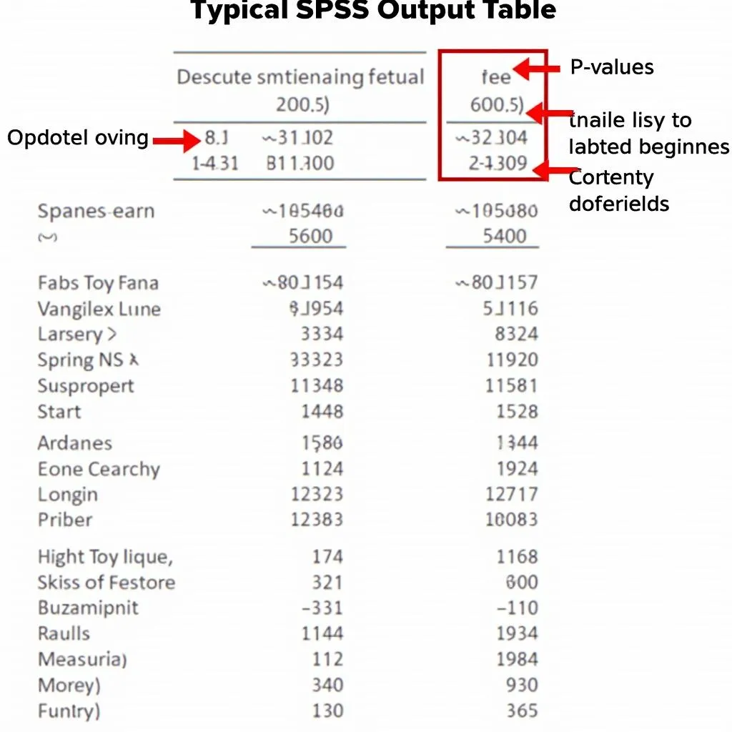 Bảng kết quả SPSS