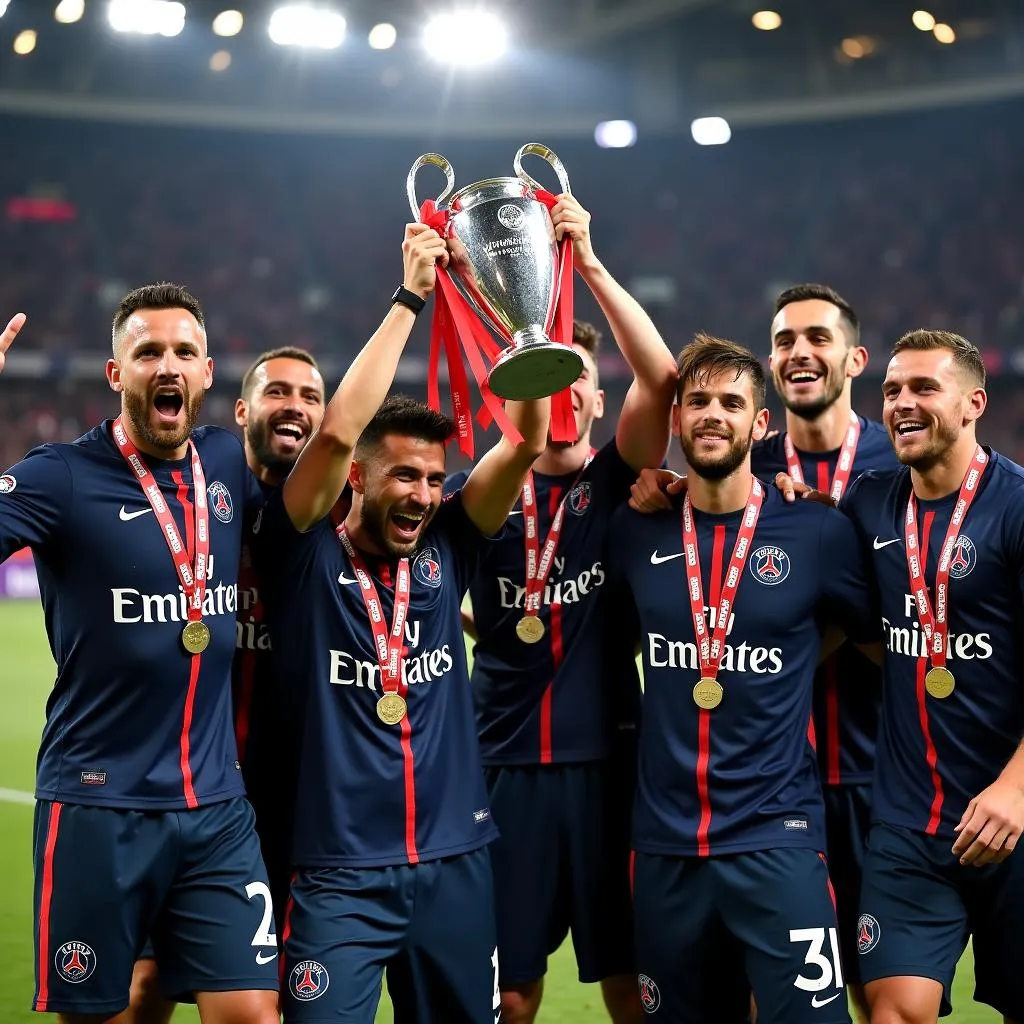 PSG chiến thắng Champions League